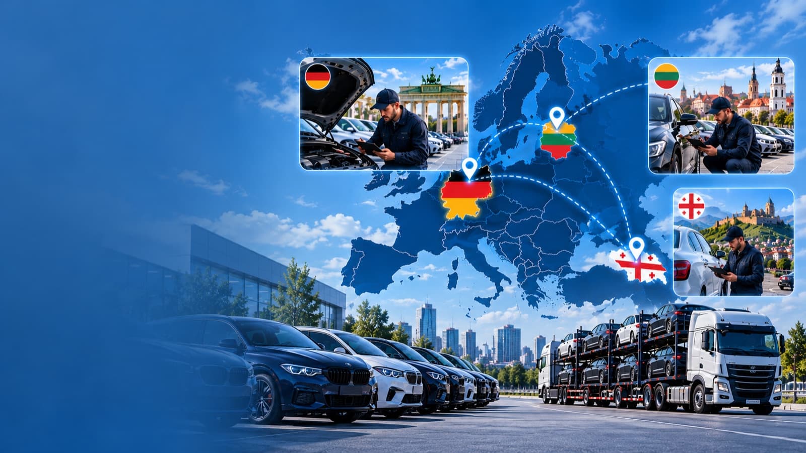 Специалисты Baltic Autopark в Литве, Германии и Грузии